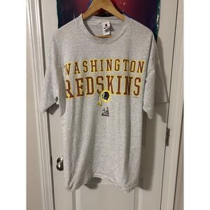 Vintage 1997 Washington Redskins Riddell TShirt XXL Heather Grey NFL Made in USA